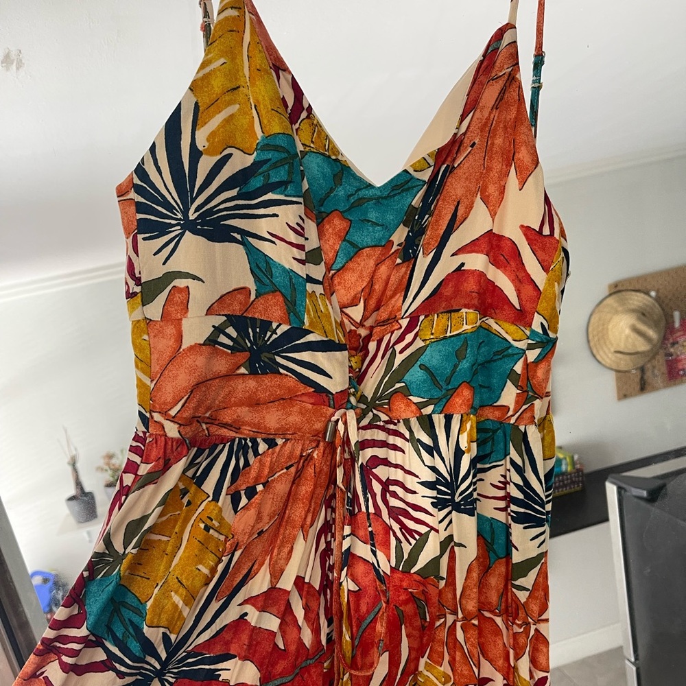 Floral short jumpsuit